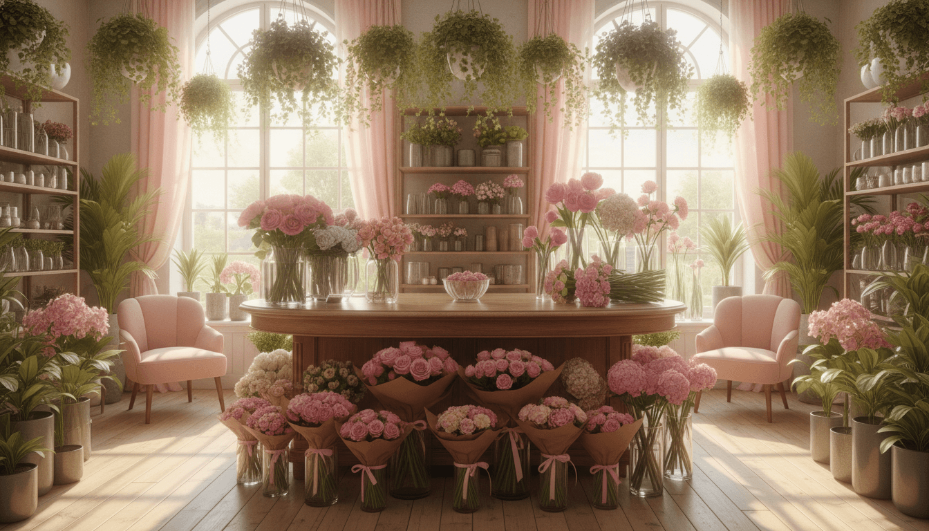 The Fern & Bloom flower counter